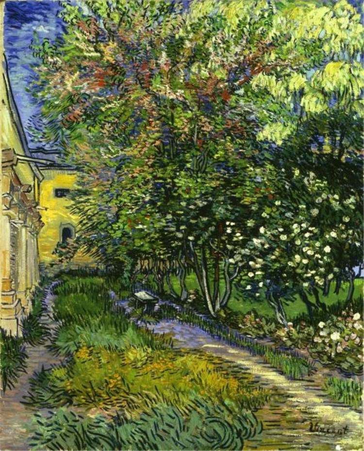 The Garden Of Saint-Paul Hospital Van Gogh Oil Painting